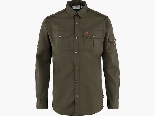 FJÄLLRÄVEN Trekking Shirt LS Dark Olive