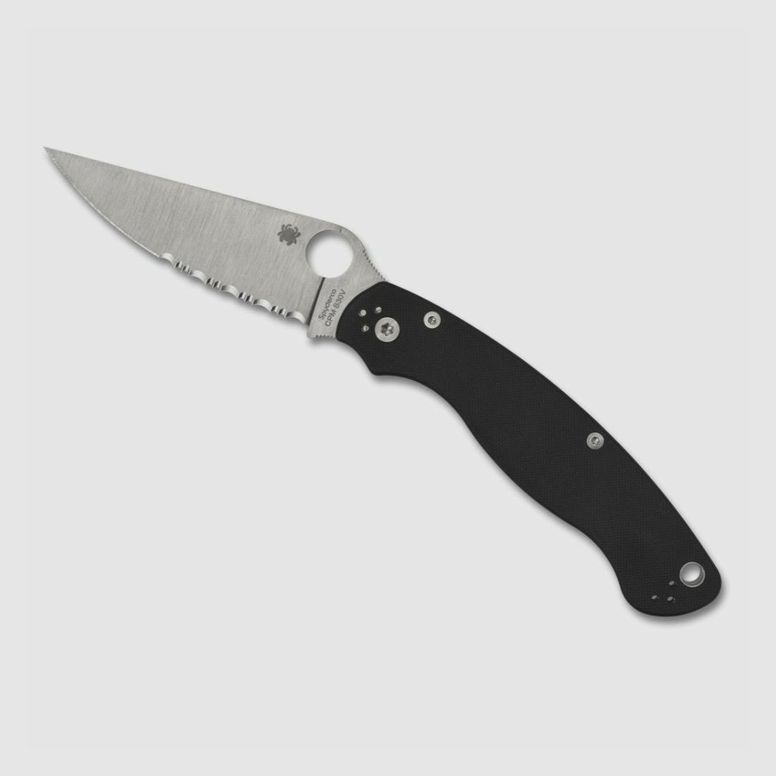 Spyderco Military 2 Black Combined Steel, image 2 of 3
