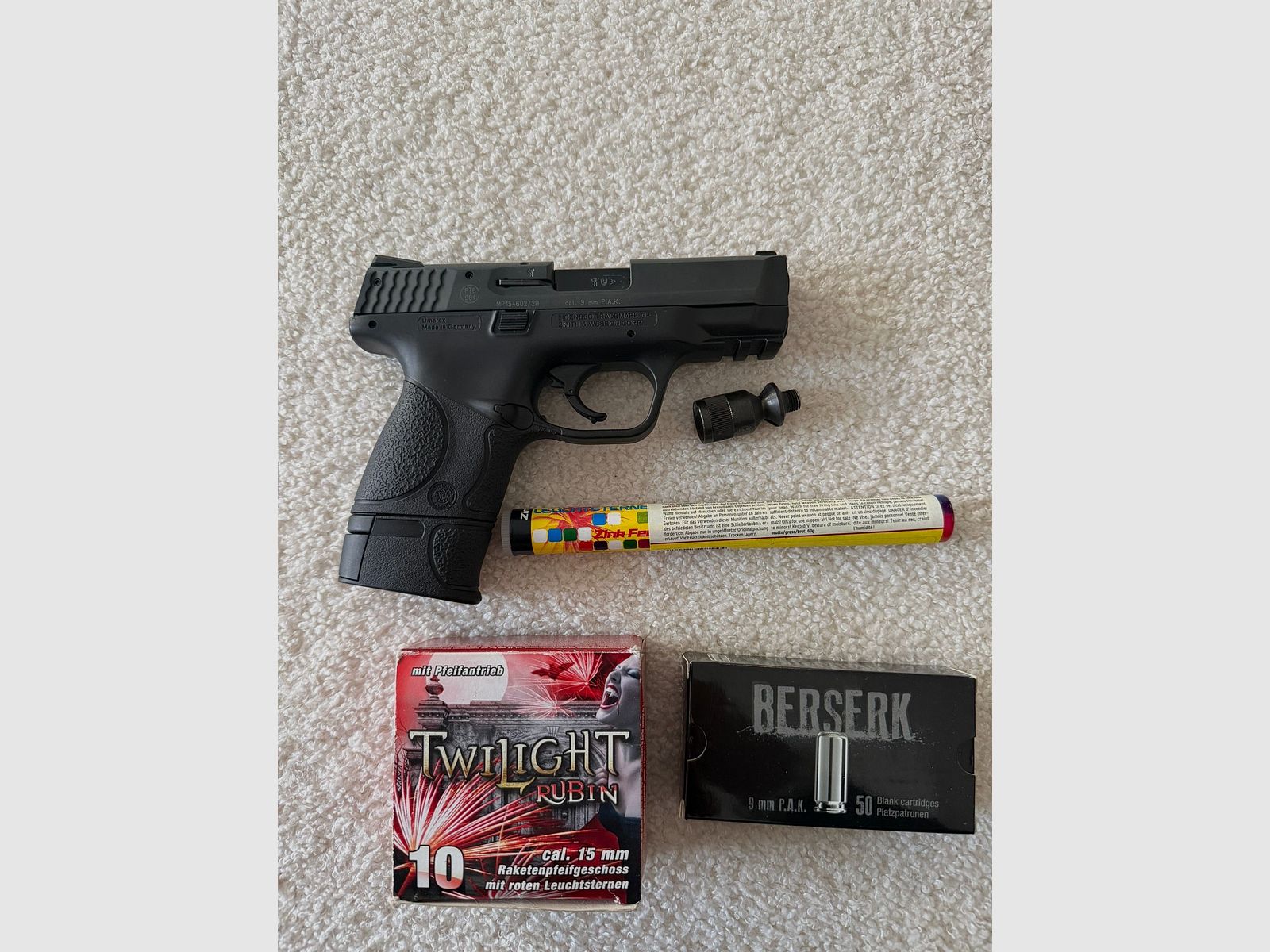 Smith & Wesson M&P 9C pistola de fogueo calibre 9mm P.A.K