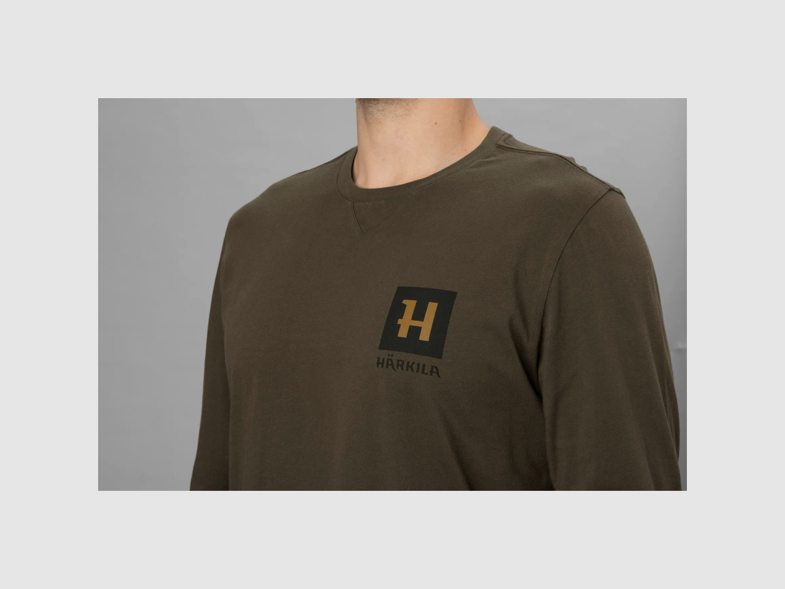 HÄRKILA Gorm Langarmsshirt Willow Green