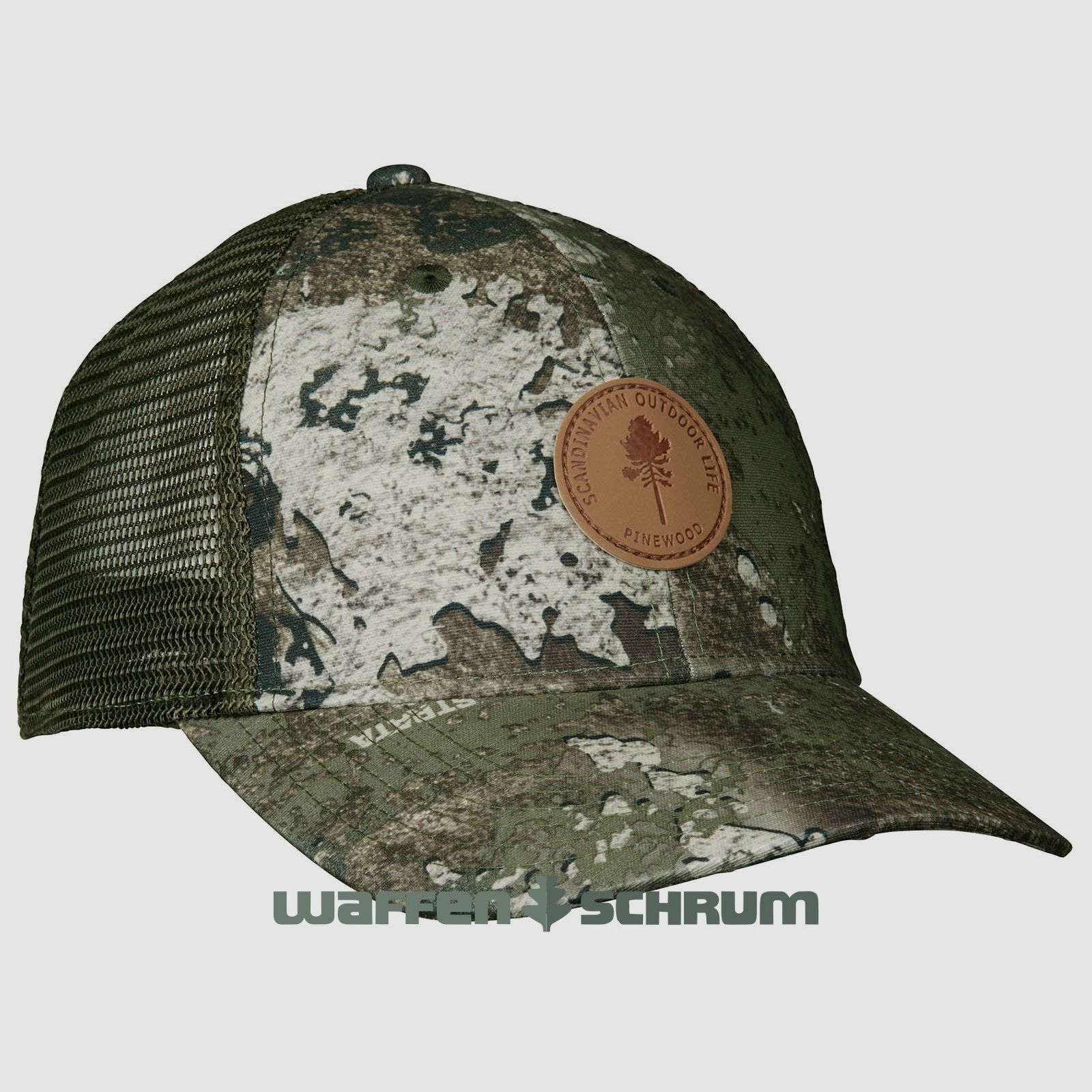 Pinewood Cap Hunters Mesh  Moss Green