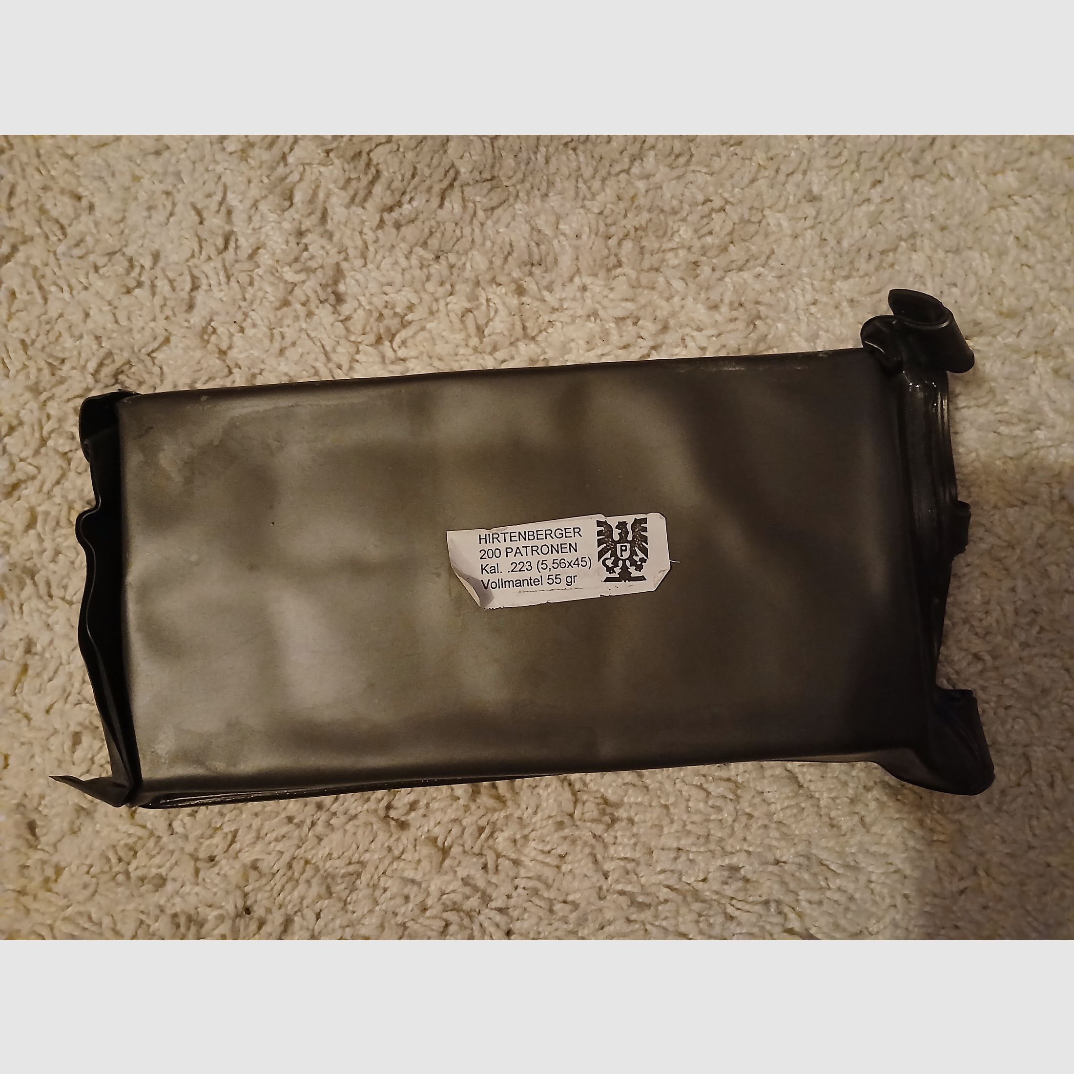 Munition 223 Remington (5,56x45) 200 Schuss, eingeschweißt