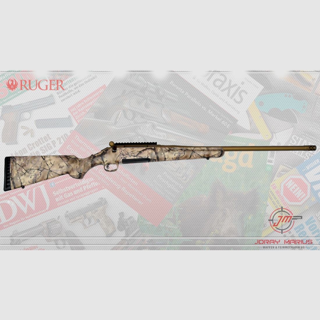 Ruger American Rifle GO Wild Camo Repetierer .30-06 Sprg.