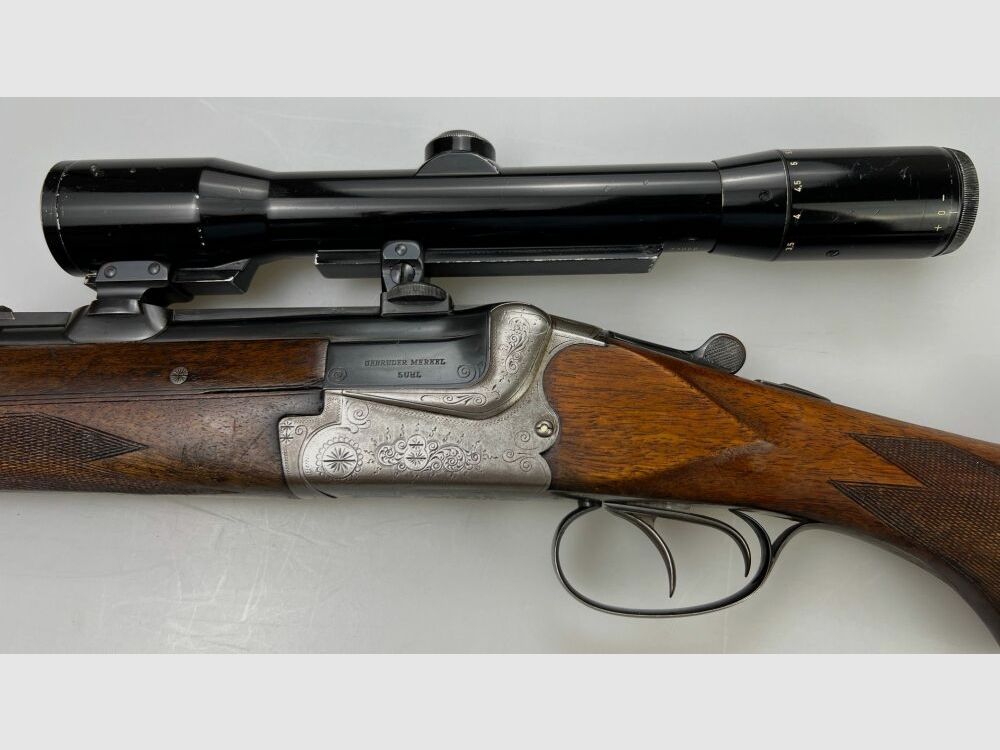 Merkel 210 escopeta de doble cañón