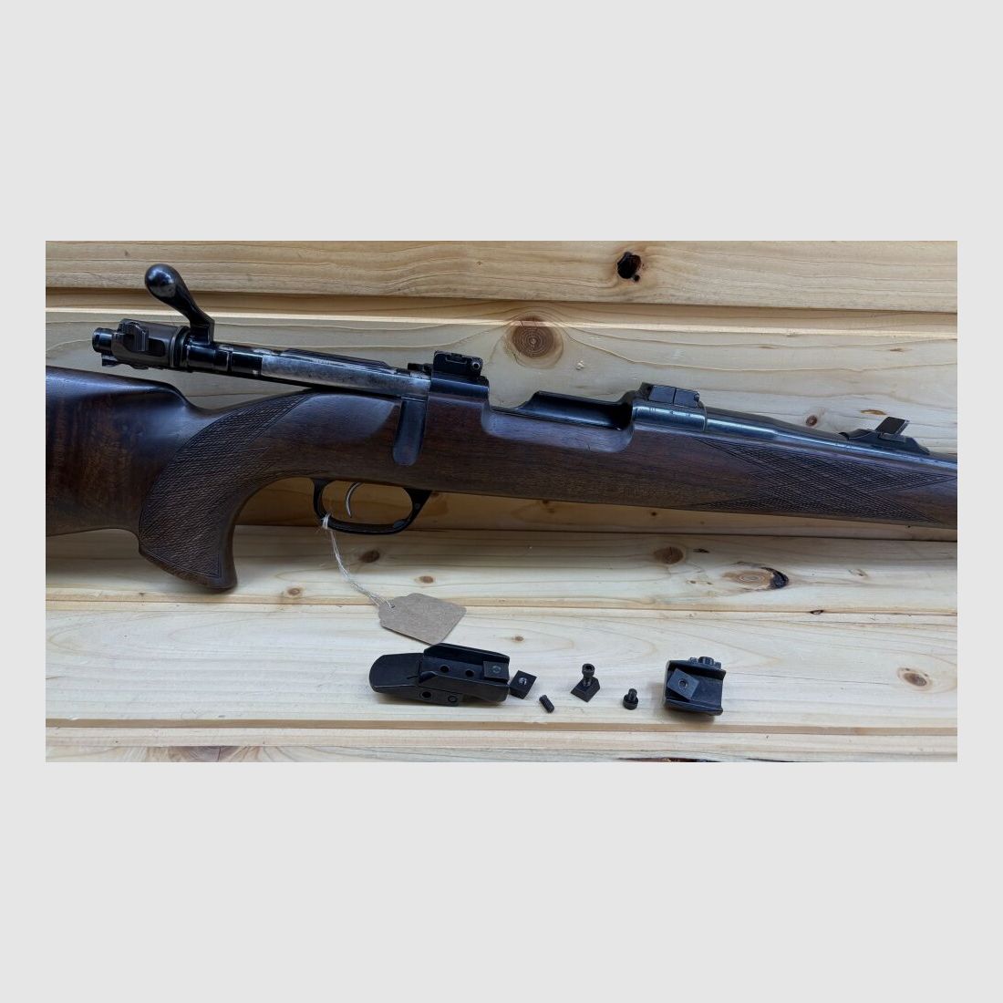 Repetierbüchse Voere Kufstein Mod. 98 Umbau, Kal.: 8x57IS mit EAW Schwenkmo 8x57JS