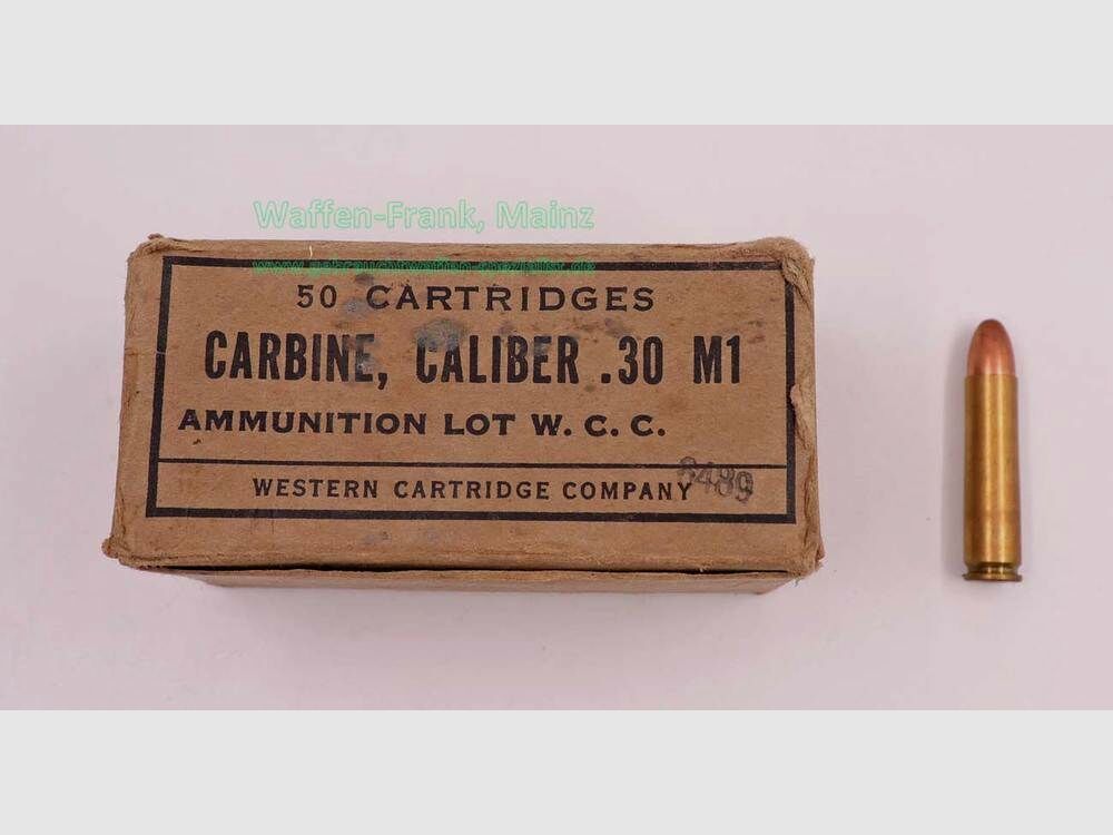 Wester Cartridge Company, USA Rifle Cartridges .30 Carbine/M1