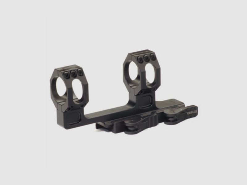 AMERICAN DEFENSE MANUFACTURING 1″ 0 MOA 2″ Monture Cantilever, Noir