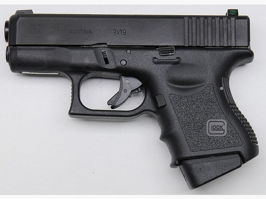 Glock 26 pistol caliber 9mm Luger