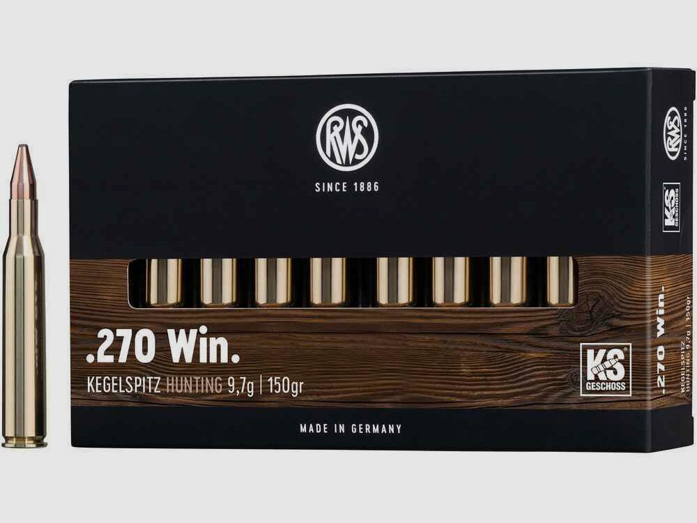 RWS .270Win Kegelspitz 9,7g - 150gr
