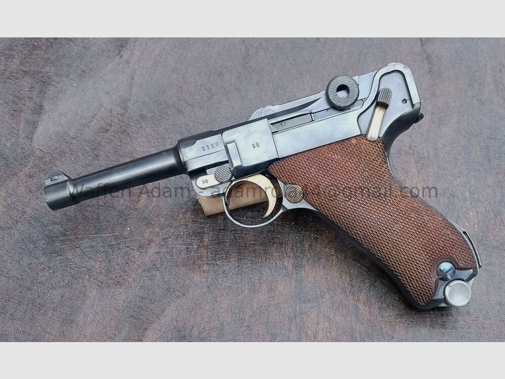 Mauser P.08, S/42 1936 valid proof, image 1 of 8