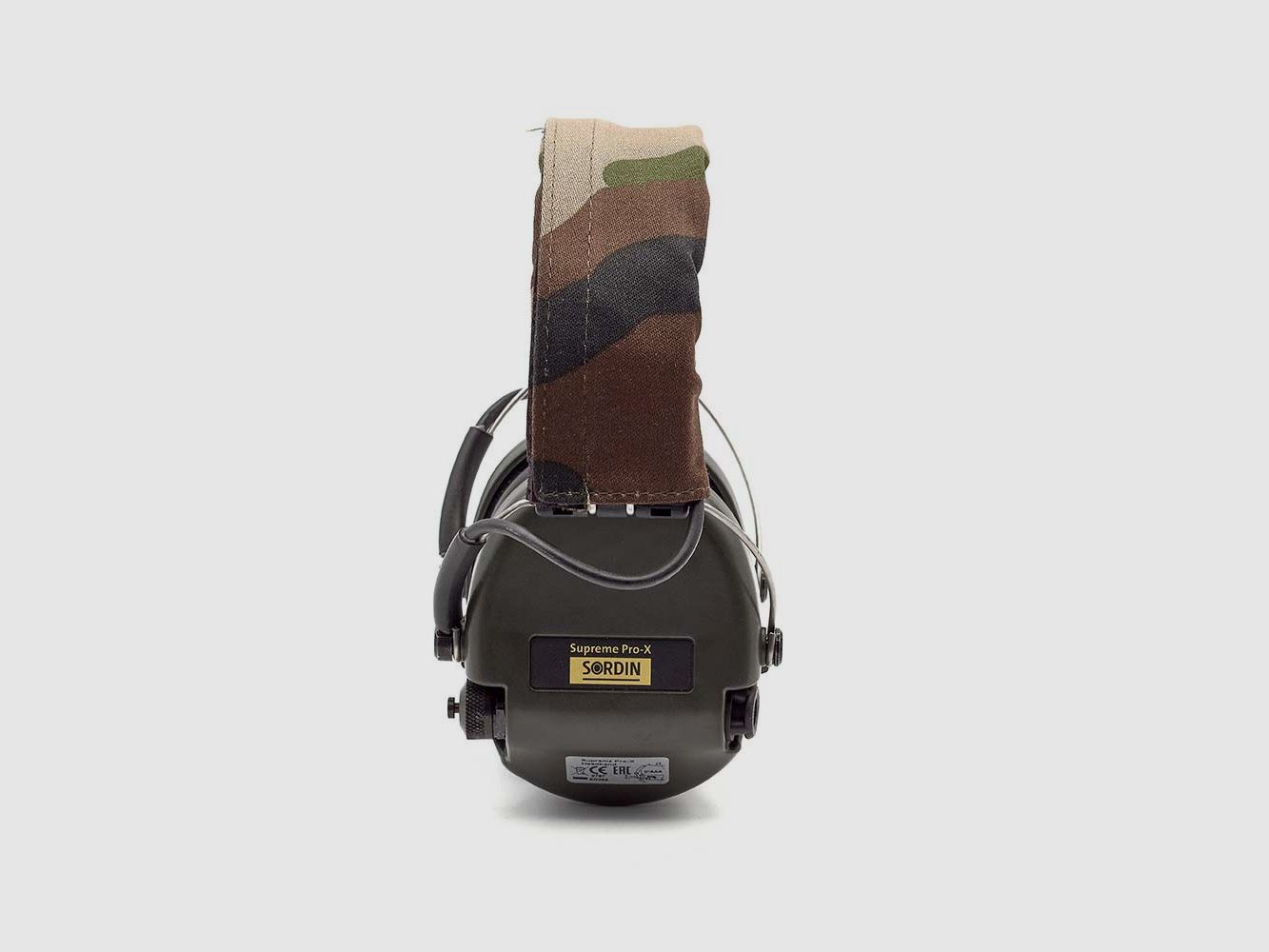 Sordin Supreme Pro-X Hoofdband PVC – Groen/Camo, afbeelding 3 van 3
