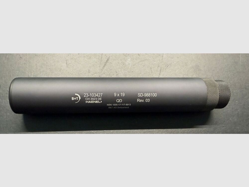 B&T AG (Brügger & Thomet) SMG / PDW suppressor QD