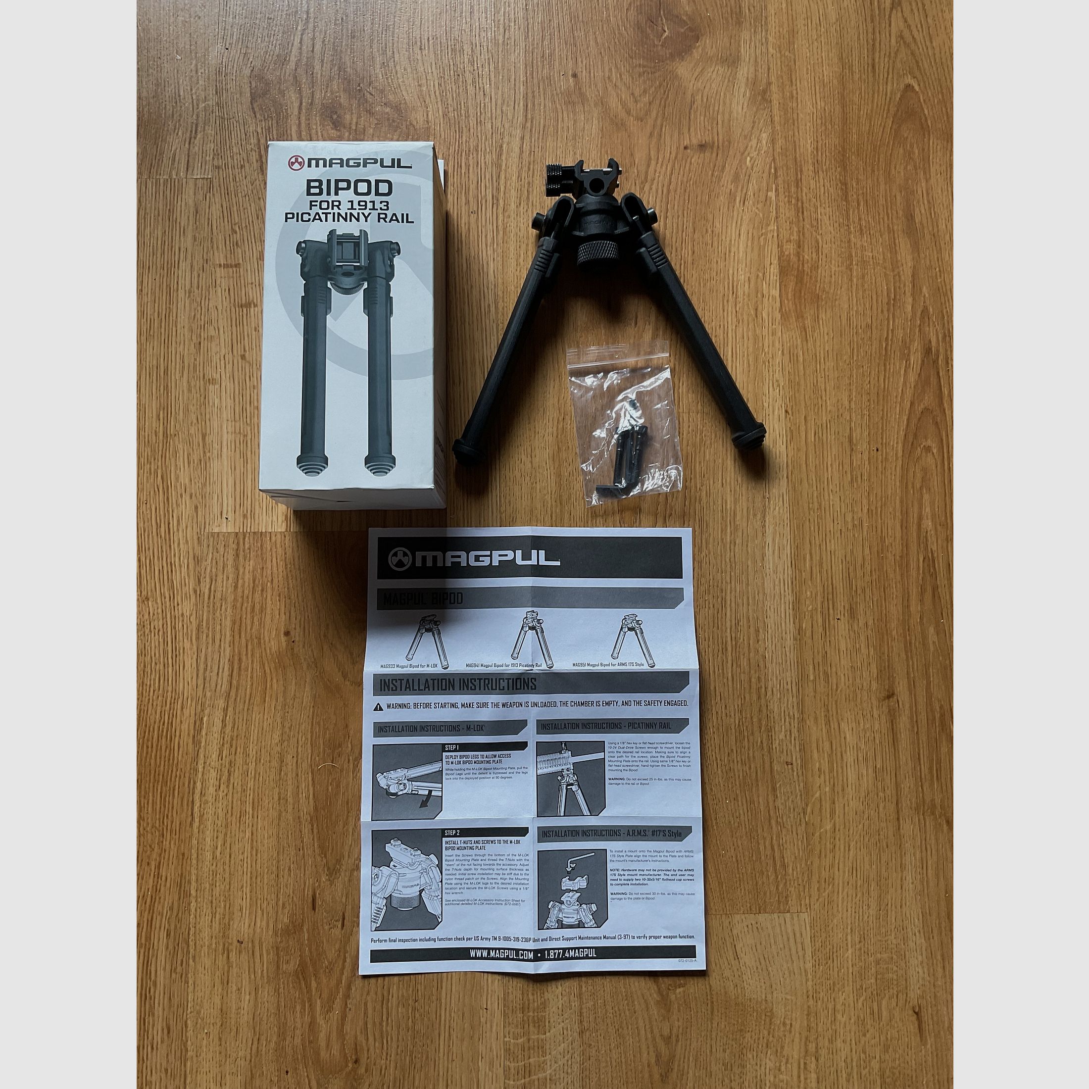 MAGPUL bipode para riel Picatinny