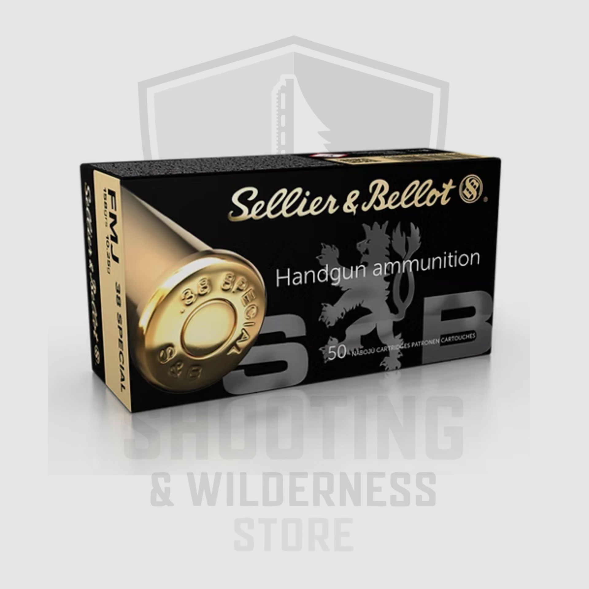Sellier & Bellot .38 Special FMJ 158gr/10g 50 colpi, immagine 2 di 2