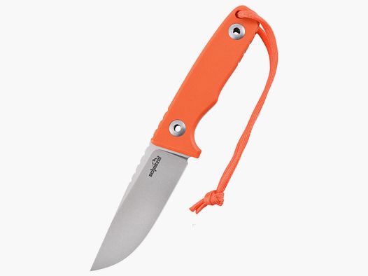 Schnitzel Outdoormesser TRI rostfreier 14C28N-Stahl orange