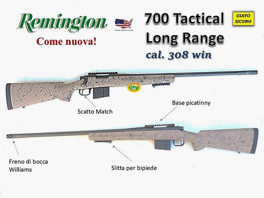 REMINGTON 700 TACTICAL cal.308 win - occasione - R.16996