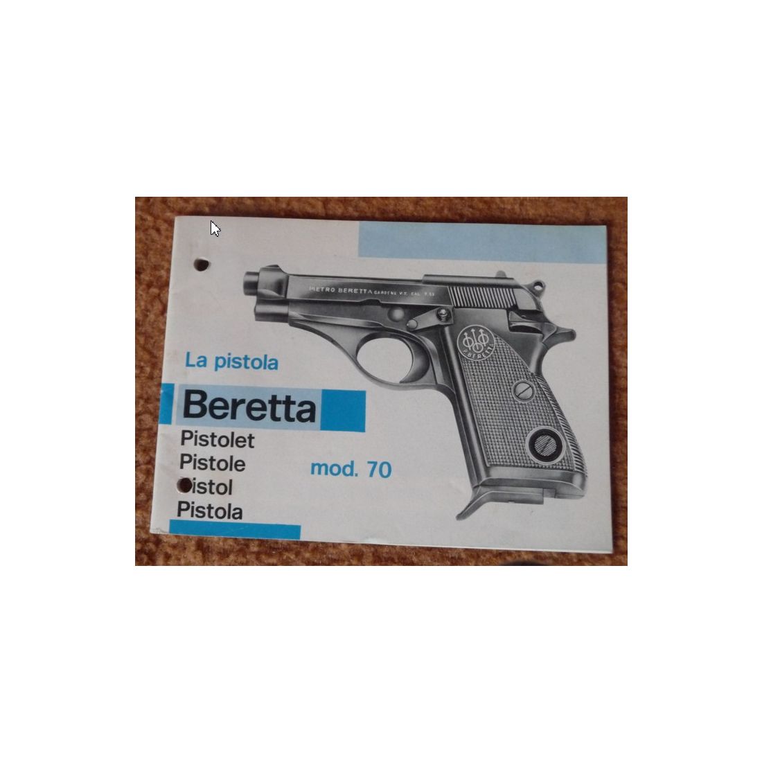 Beretta Mod. 70, Kaliber 7,65 mm
