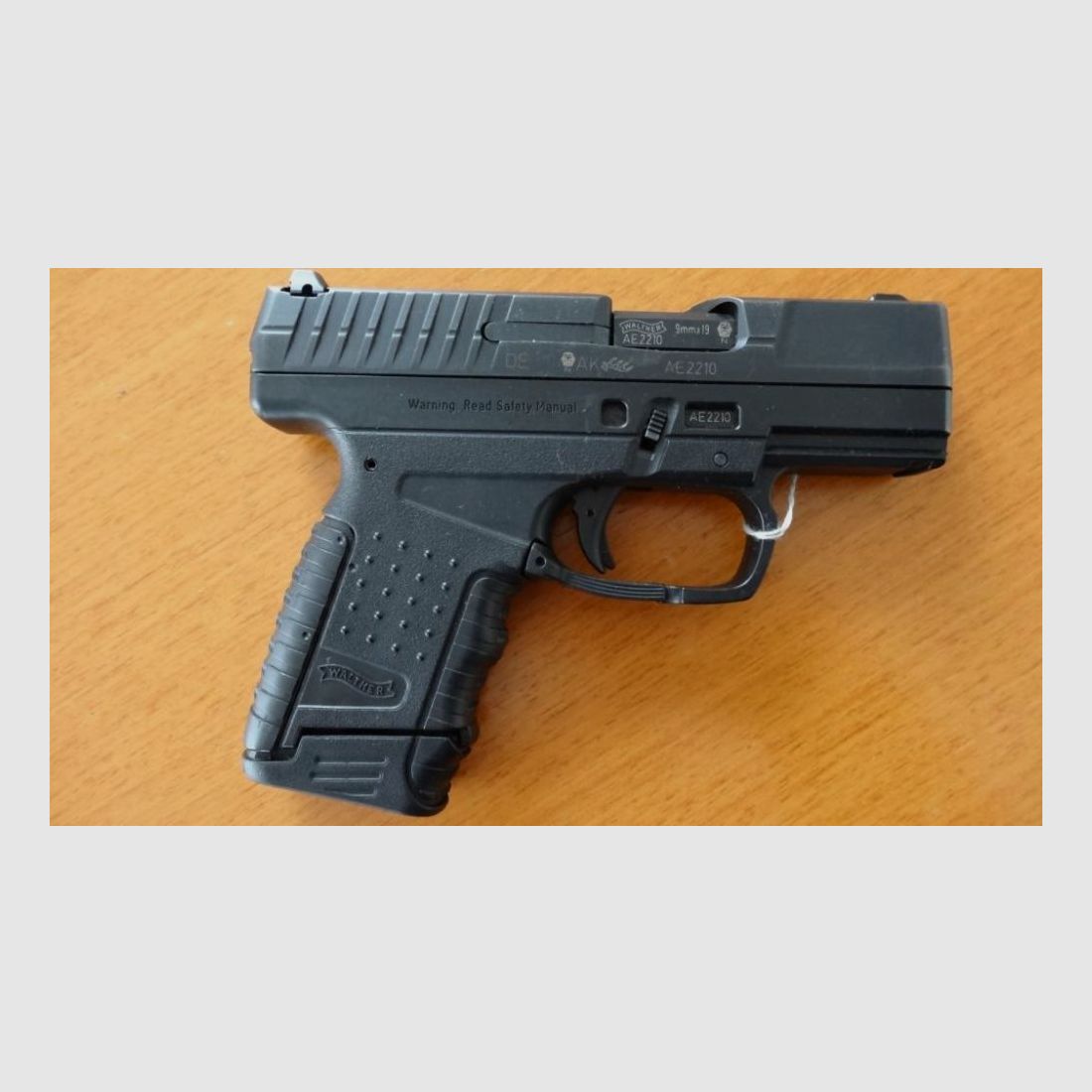 Walther Gebruikte: SL-Pistool Walther PPS 9 mm x 19 PPS 9 mm x 19