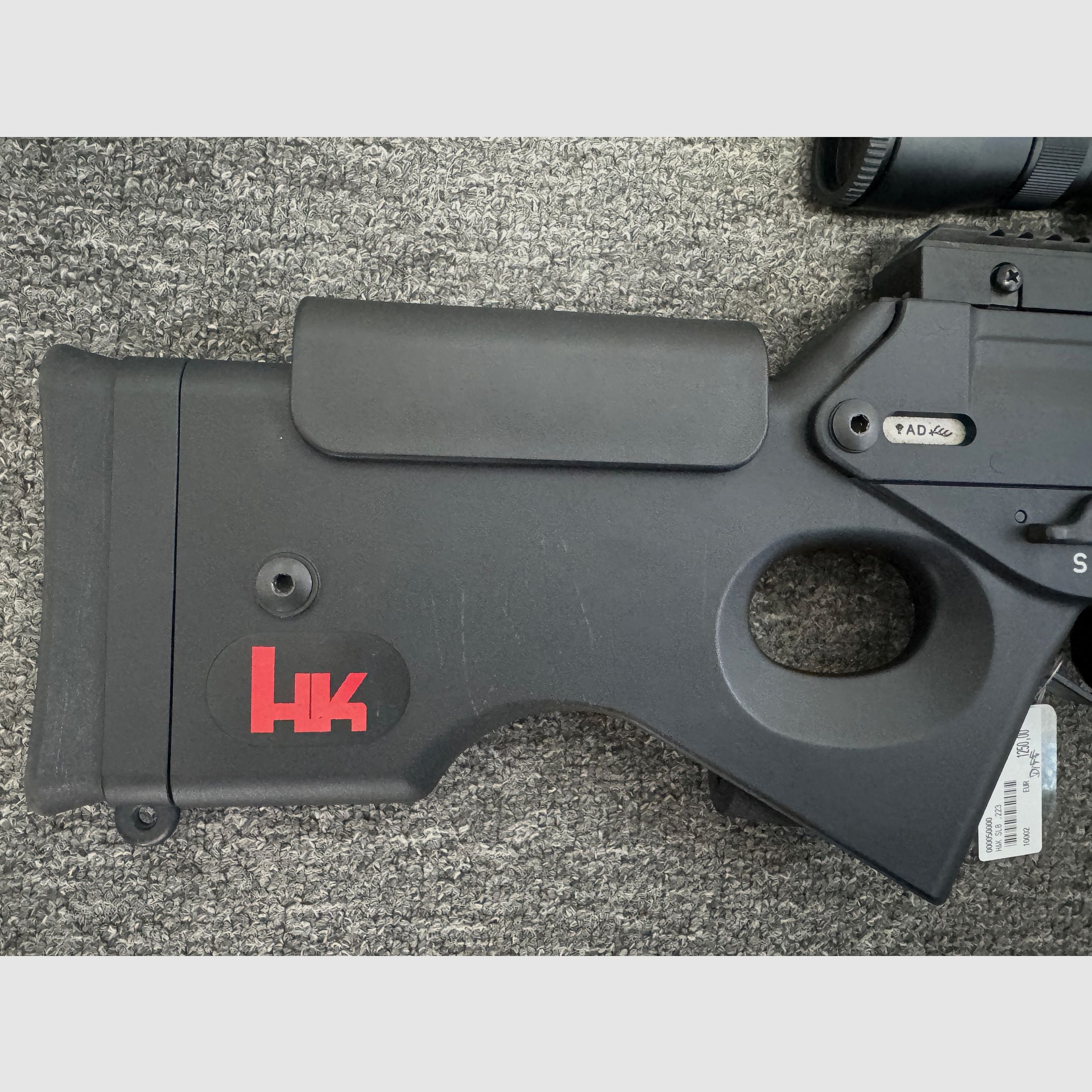 Heckler & Koch SL8 .223 z Nikon Monarch 5,5-16,5x44