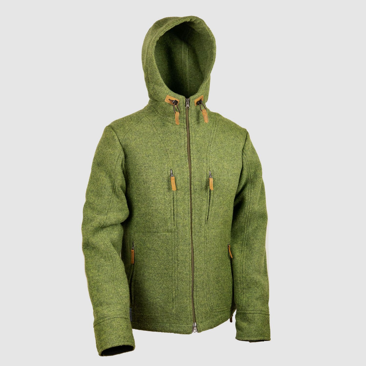 Lodenfleece-Hoodie "Kapuzenhuber" Mod. 2023, Flechte