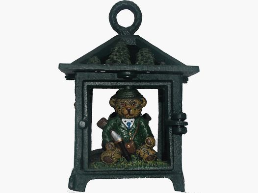 'Sir Teddy' Windlicht aus Gusseisen
