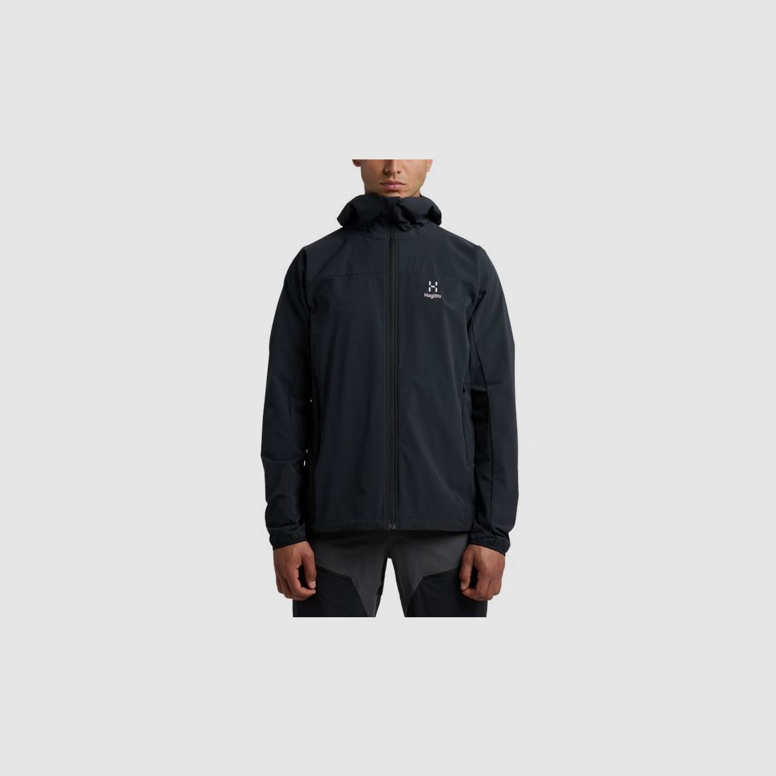 Haglöfs Move Softshell Hood True Black, billede 3 af 6