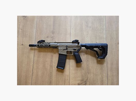 GP R15 FREYA 7" CNC gen.2 Mlok ALPHA Tan S-AEG Libre a partir de 18 años | Delta Armory