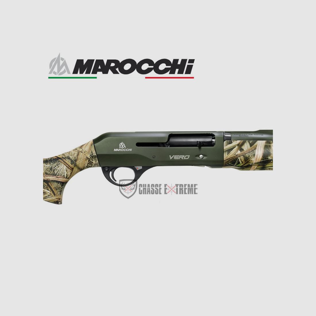 Flinte MAROCCHI Vero Cerakote Kal 12/76 Synthetik Grün/Camo 76cm, Bild 2 von 3
