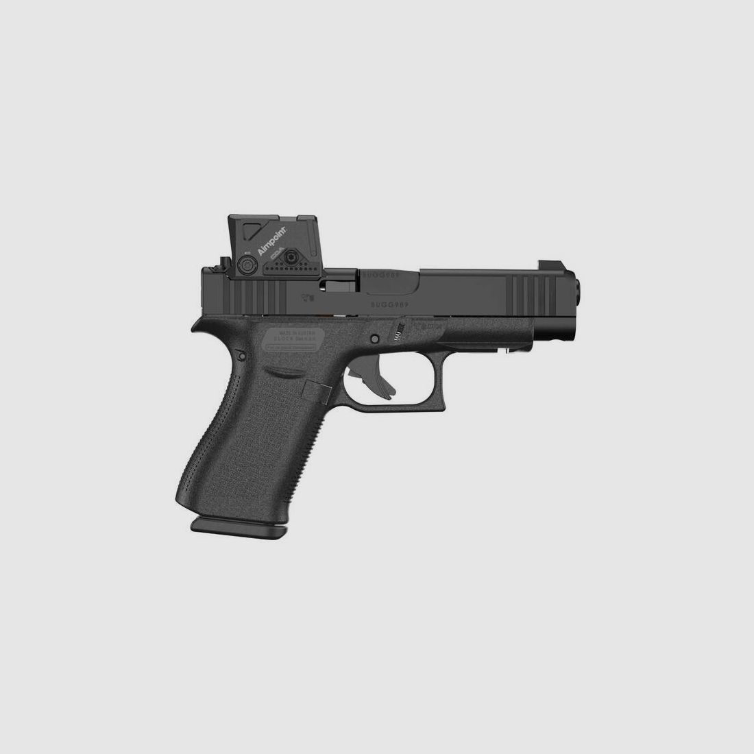 Glock Pistole Combo G48 A-CUT Aimpoint COA 9 mm Luger, Compact Slimline