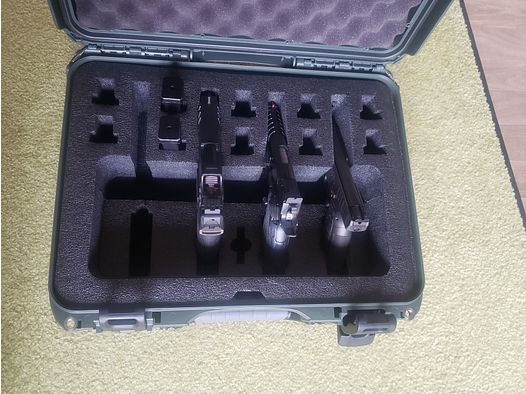 Nanuk 925 Pistolenkoffer mit 2x TSA  Approved Case Lock 