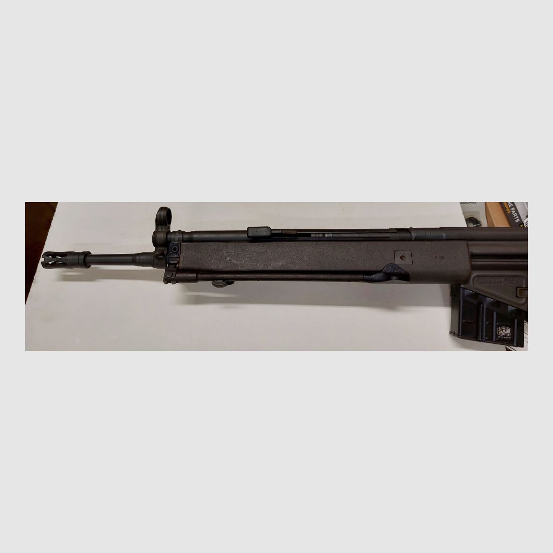 Heckler & Koch Original Heckler & Koch H&K G3 bipod with plastic feet for trapezoidal fore-end