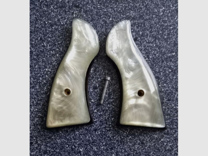 White Pearl Griffschalen für S&W K/L-Rahmen SB