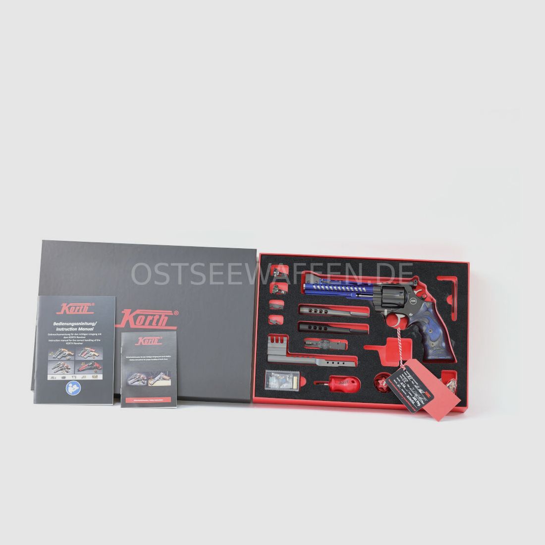 Korth Super Sport GTA blauw .357Mag