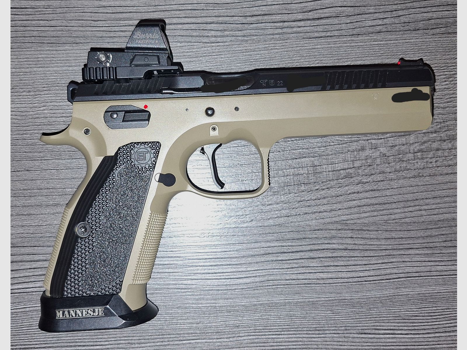 CZ Shadow TS2, 40SW, IPSC, tuning, deportivo, handgun, like new, imagen 3 de 5