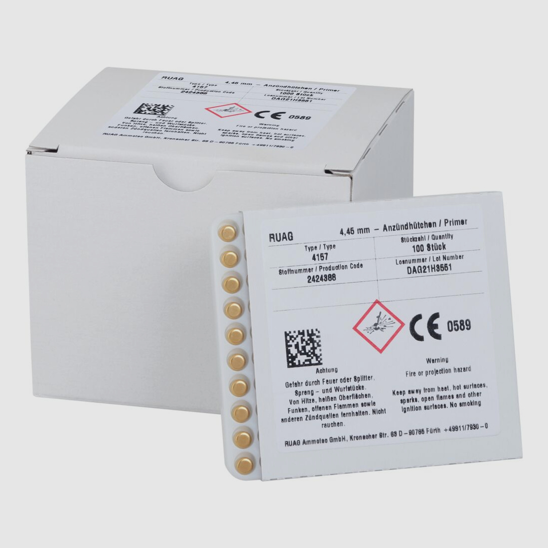 Geco Ambosszündhütchen 100SZT