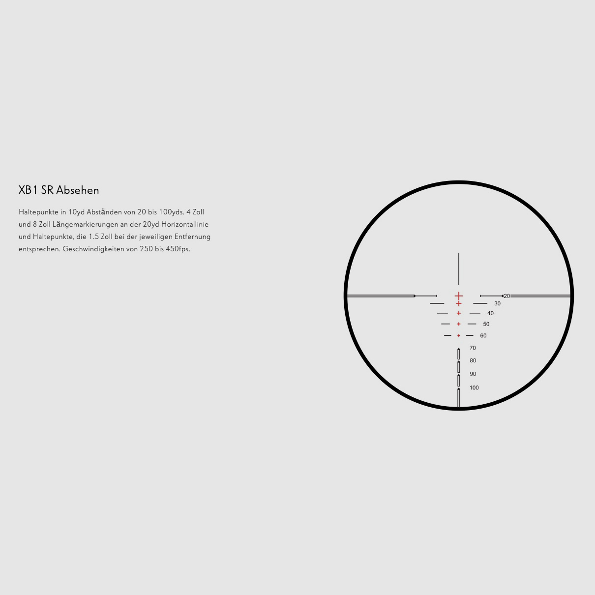 HAWKE 12221 Armbrust Zielfernrohr XB1 1,5-5x32 SR Leuchtabsehen