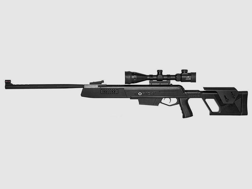 Knicklauf Luftgewehr Norica Dead Eye schwarz Sniper Kunststoffschaft Kaliber 4,5 mm (P18)