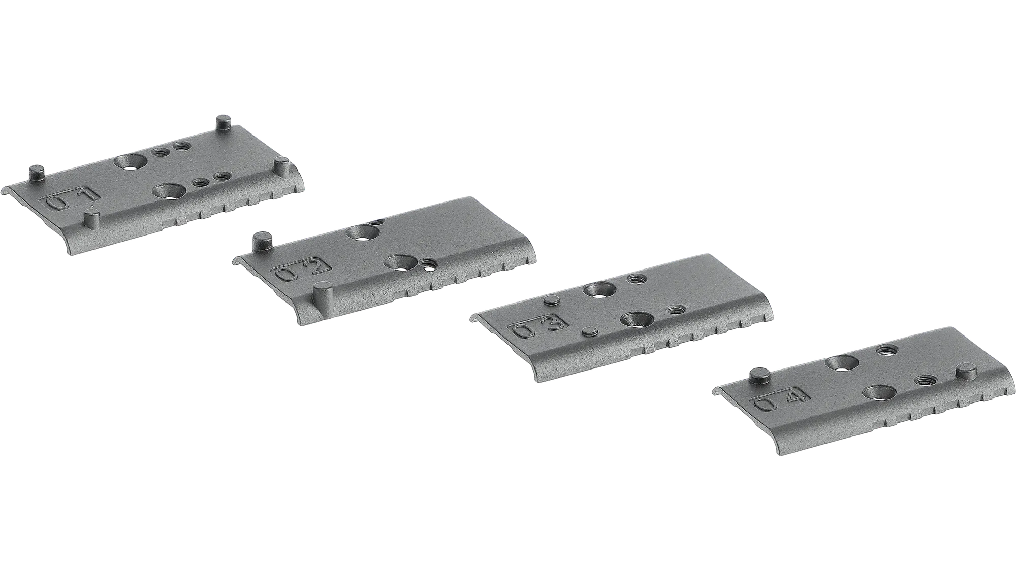Umarex Adapterplatten MOS 1, Set mit 4