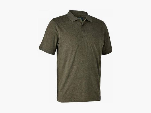 Polo Deerhunter Gunnar vert mélangé