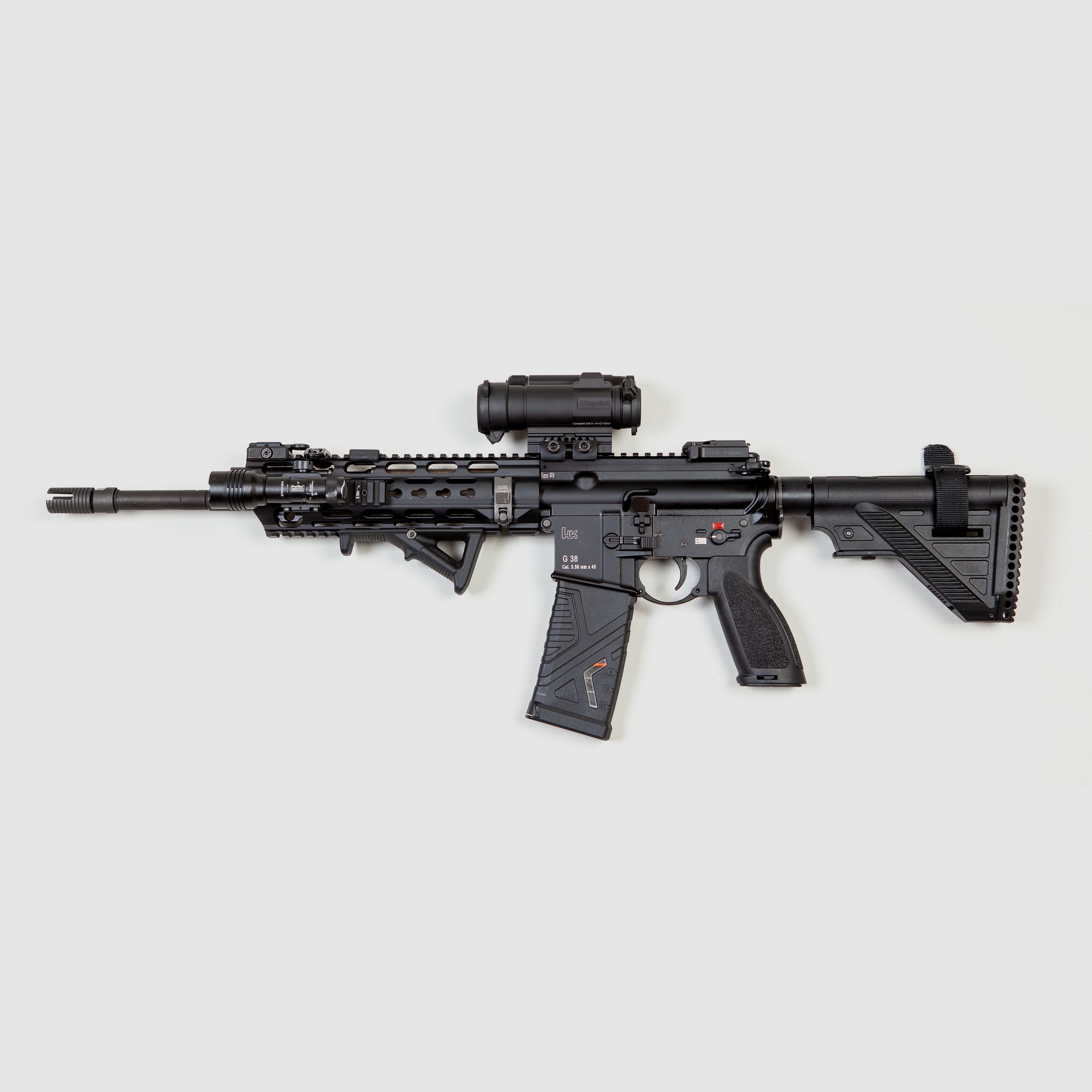 Set HK dual Picatinny sling attachment & strap for shoulder stock - NEW - Heckler & Koch Mr223 Mr308 G38 G95k