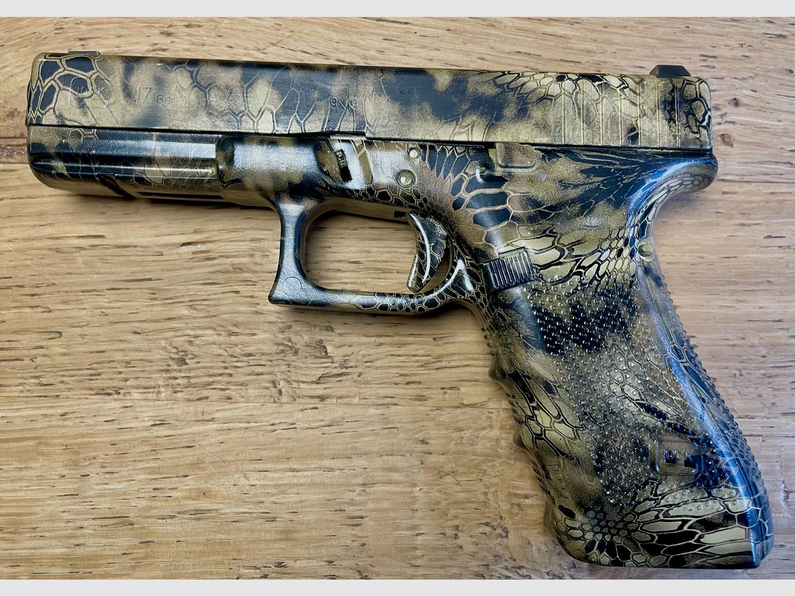 Customized Glock 17 Gen4 9mm Luger komplett set  - überarbeitet