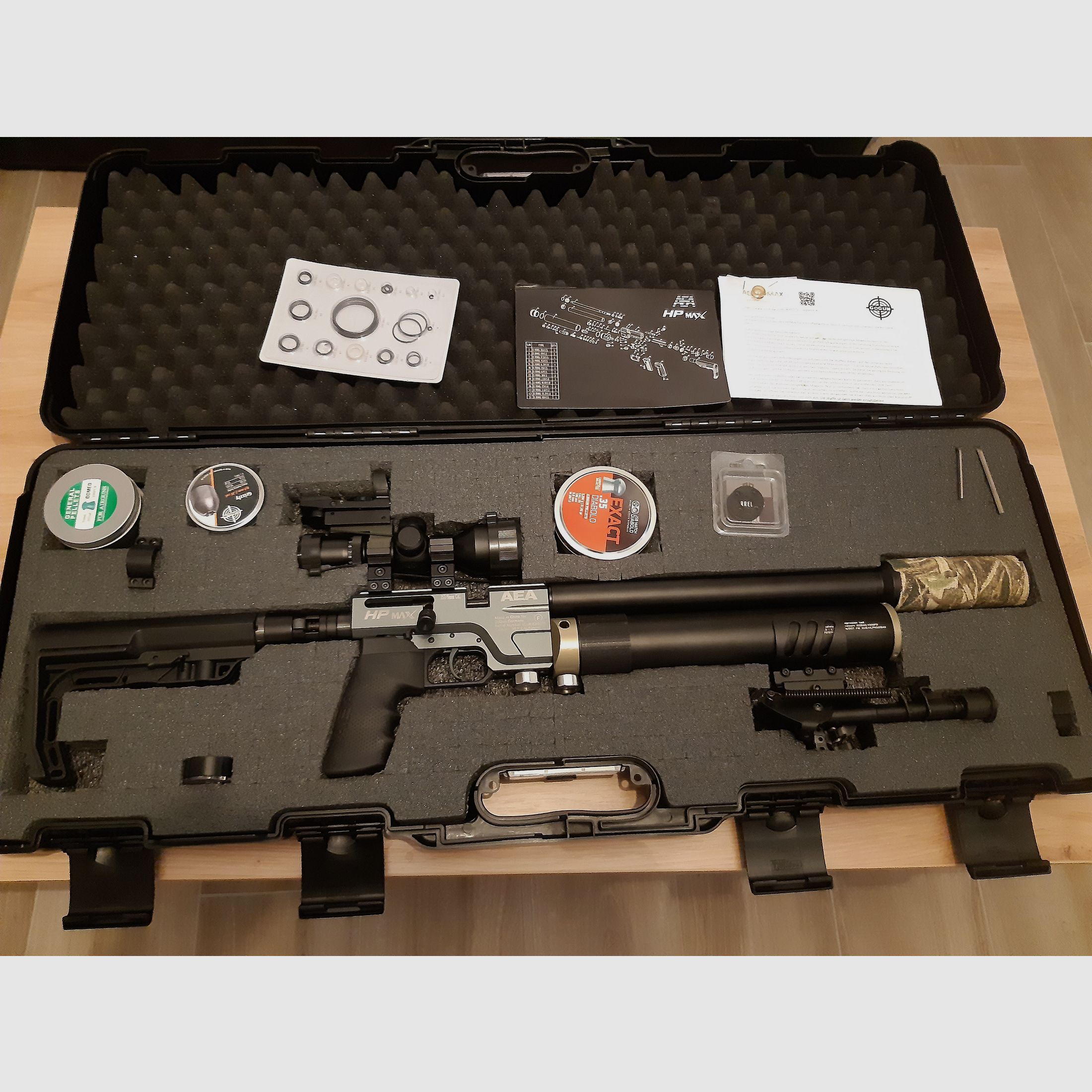 Luftgewehr HP MAX Komplettpaket