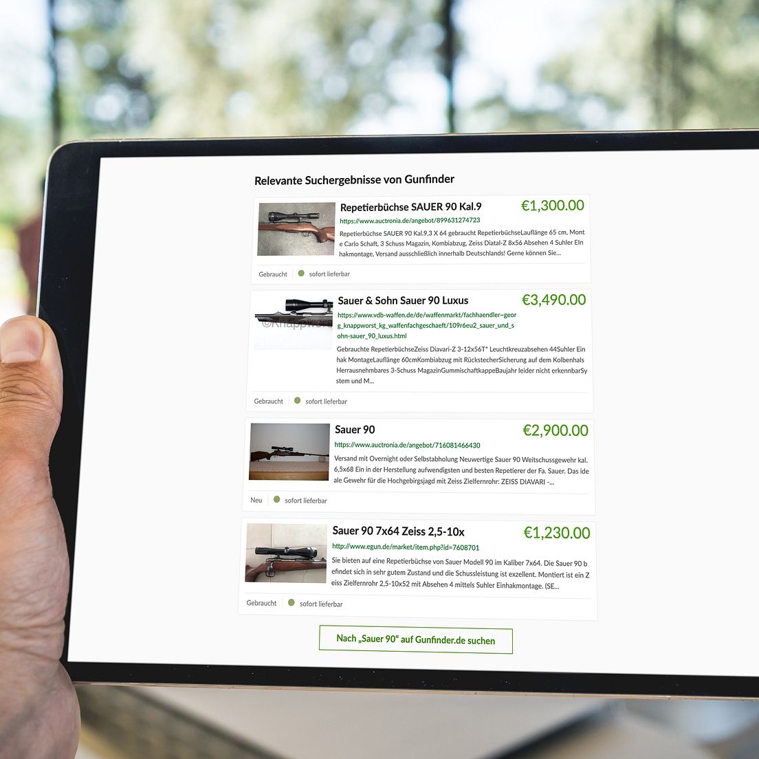 Integrate Gunfinder on Your Own Website