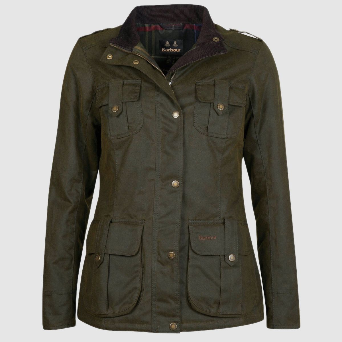 Chaqueta de cera BARBOUR Defensa de Invierno Oliva
