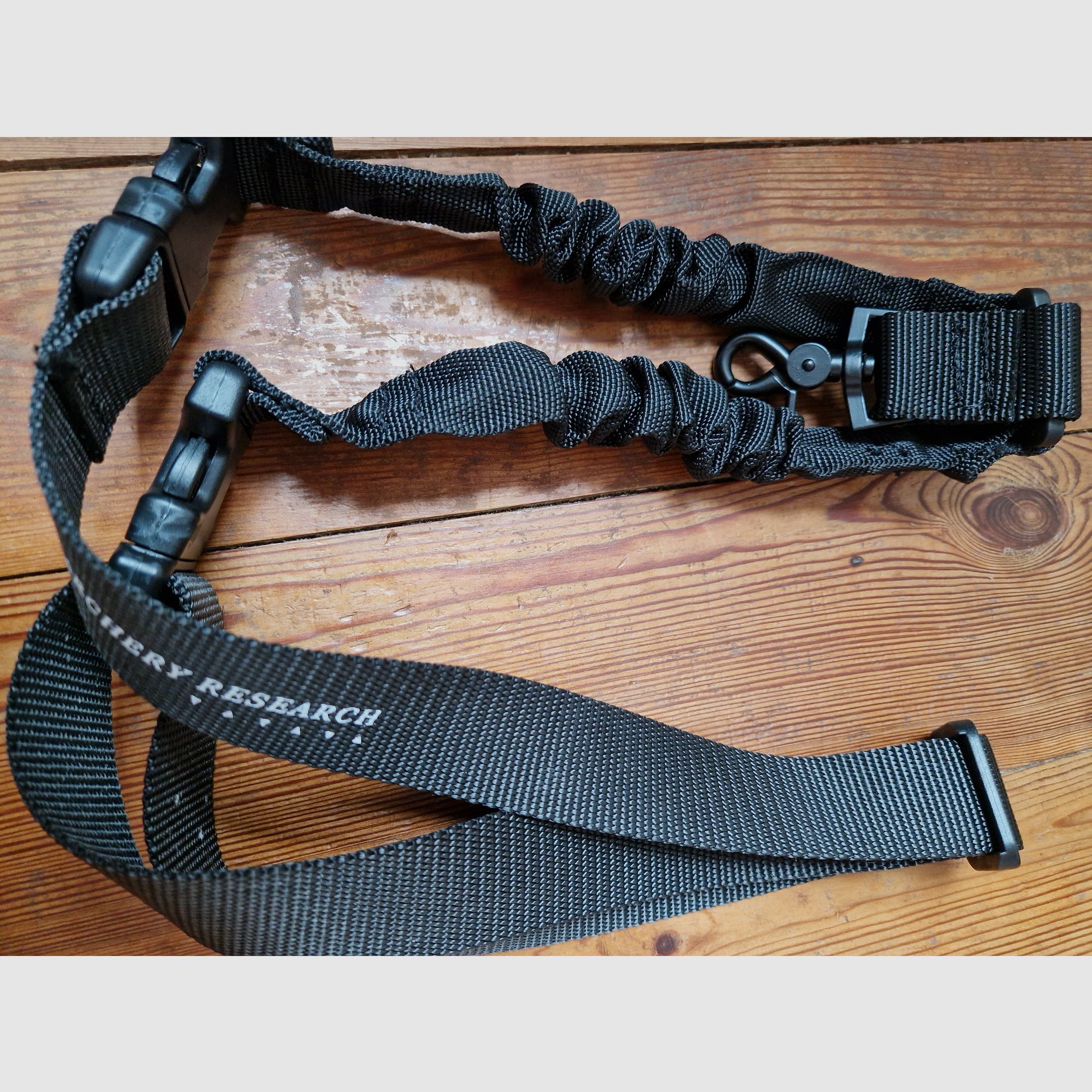 Archery Research shoulder straps, belt, black, NEW