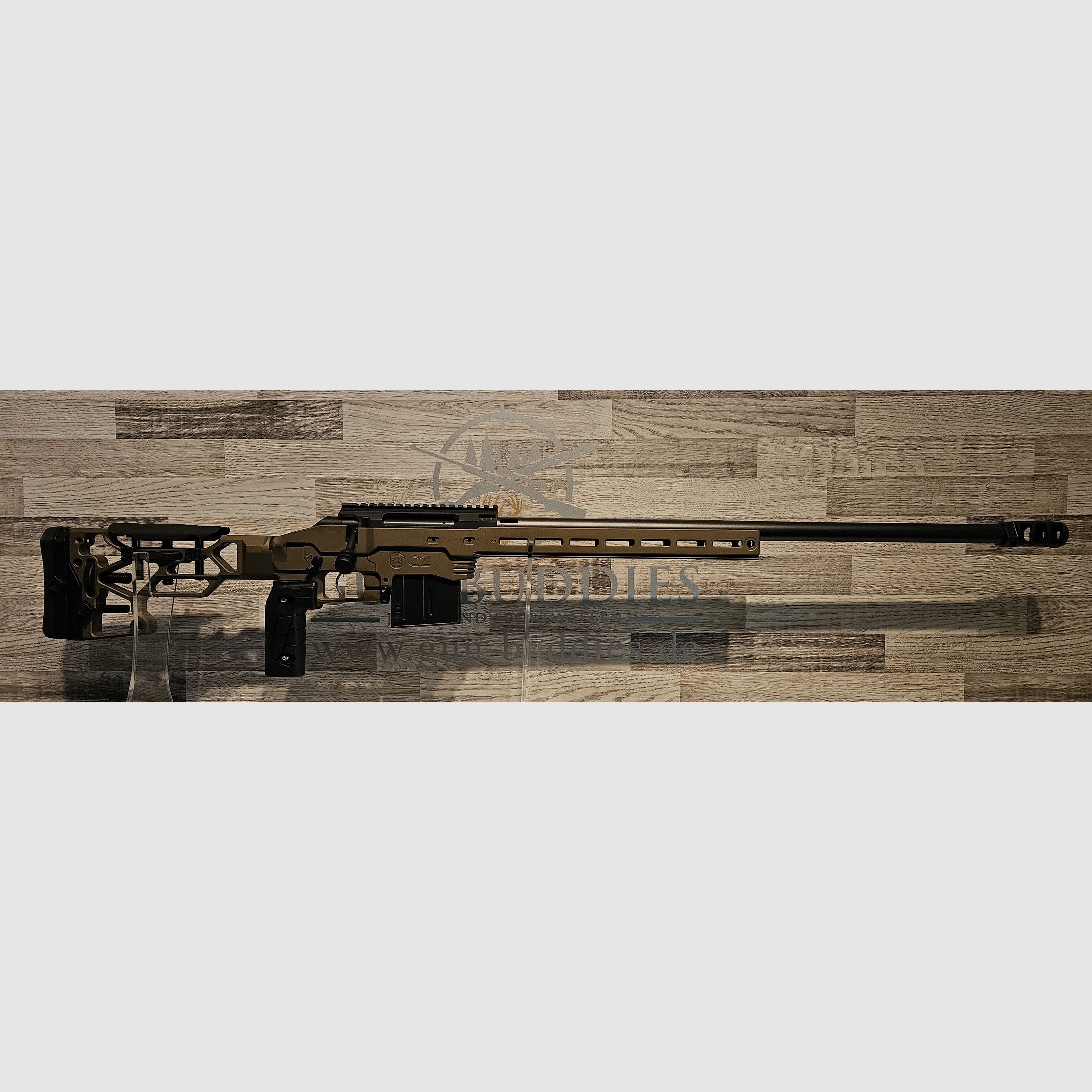 Neuware vom Fachhandel - Matchbüchse CZ600 MDT Deep Bronze Kal. .308Win. - Top-Sonderpreis!!!