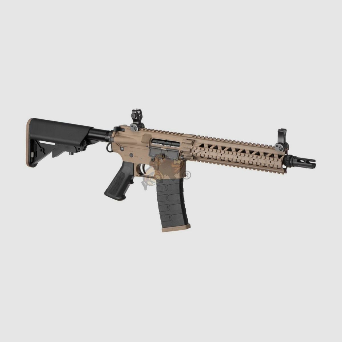 G&G CM18 Mod1 lungo RIS/coprire il binario FDE/Nero S-AEG fucile Airsoft libero da 18 anni
