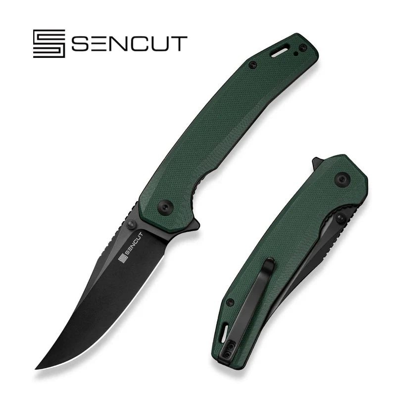 Nóż składany Sencut Vornix Teal Green G10, Black 9Cr18MoV (S25038-1)