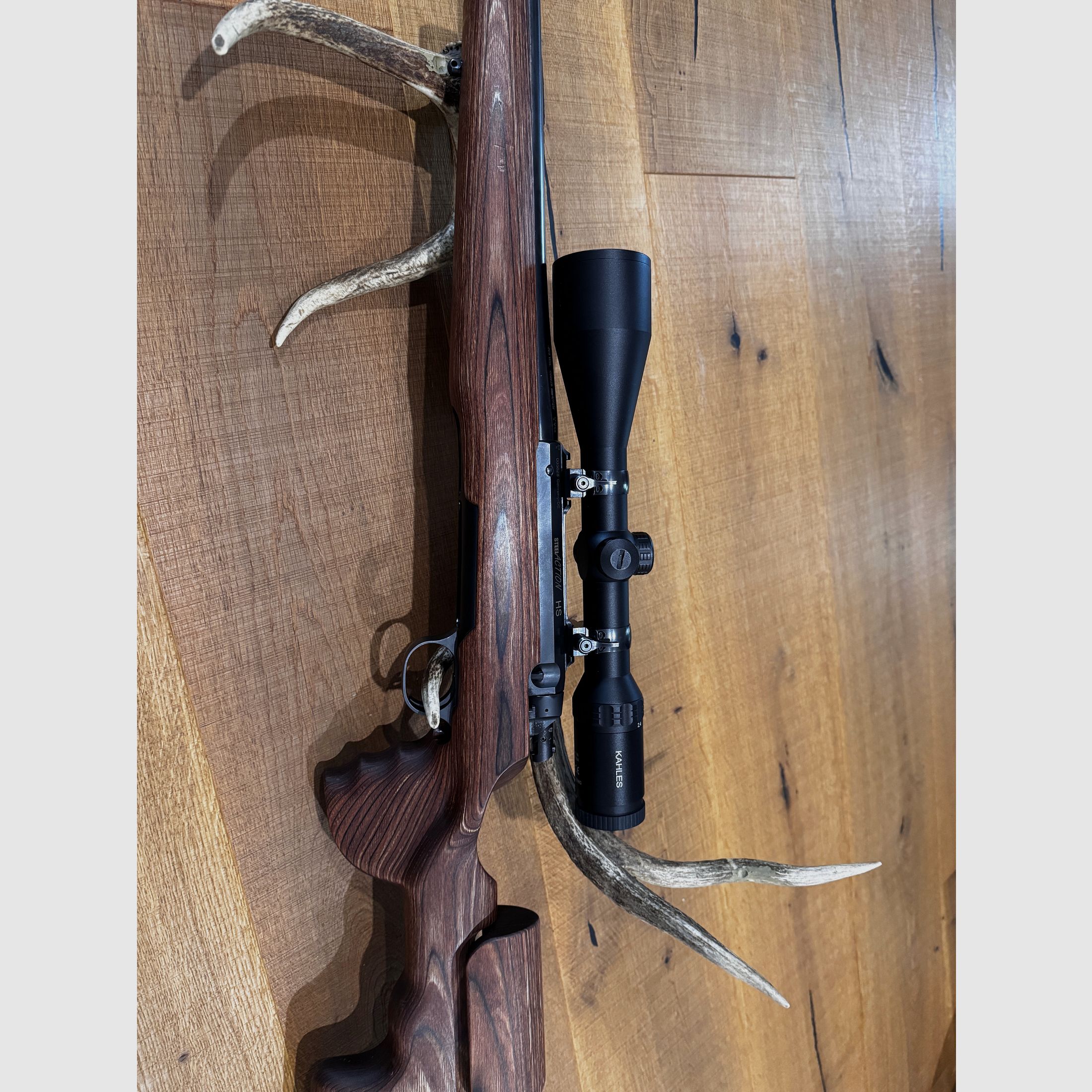 Acción de acero HS .308 Win completa con culata GRS