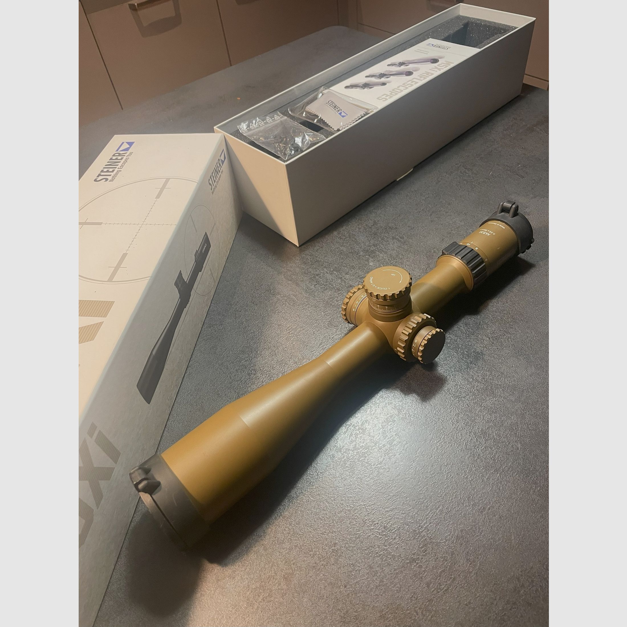Steiner Military M5XI  5-25 56 Coyote Brown MSR